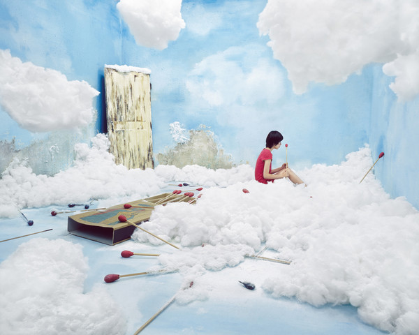 Stage of Mind_The Little Match Girl, 128x160cm, pigment print, 2008, JeeYoung Lee