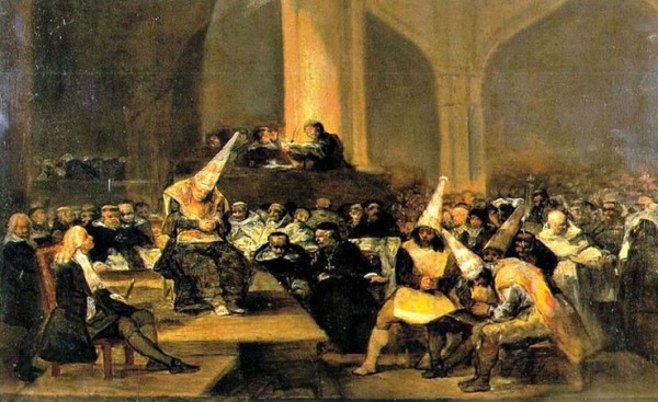 프란시스 고야,1815~19,종교재판소 광경
