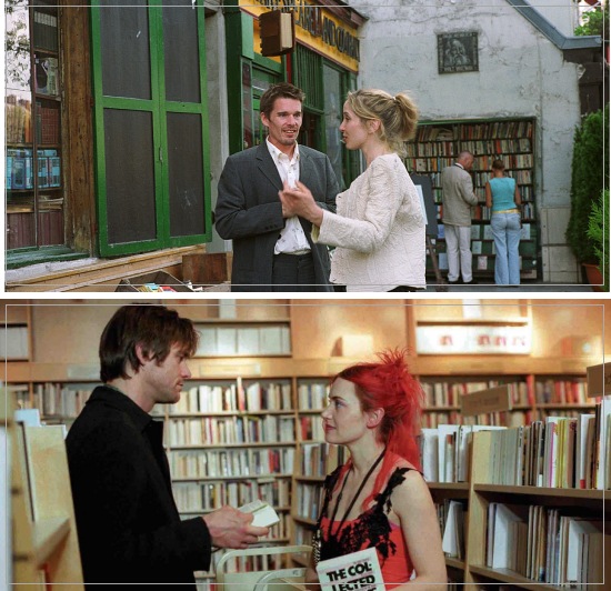 영화 '비포 선셋', '이터널 선샤인'에 배경으로 등장한 책방과 도서관.