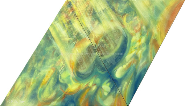 그림3_고진이, Memory Hole.3, oil on canvas, 각변 60cm, 2023