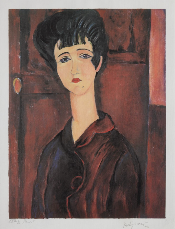 아메데오 모딜리아니, Portrait of a girl(1917)